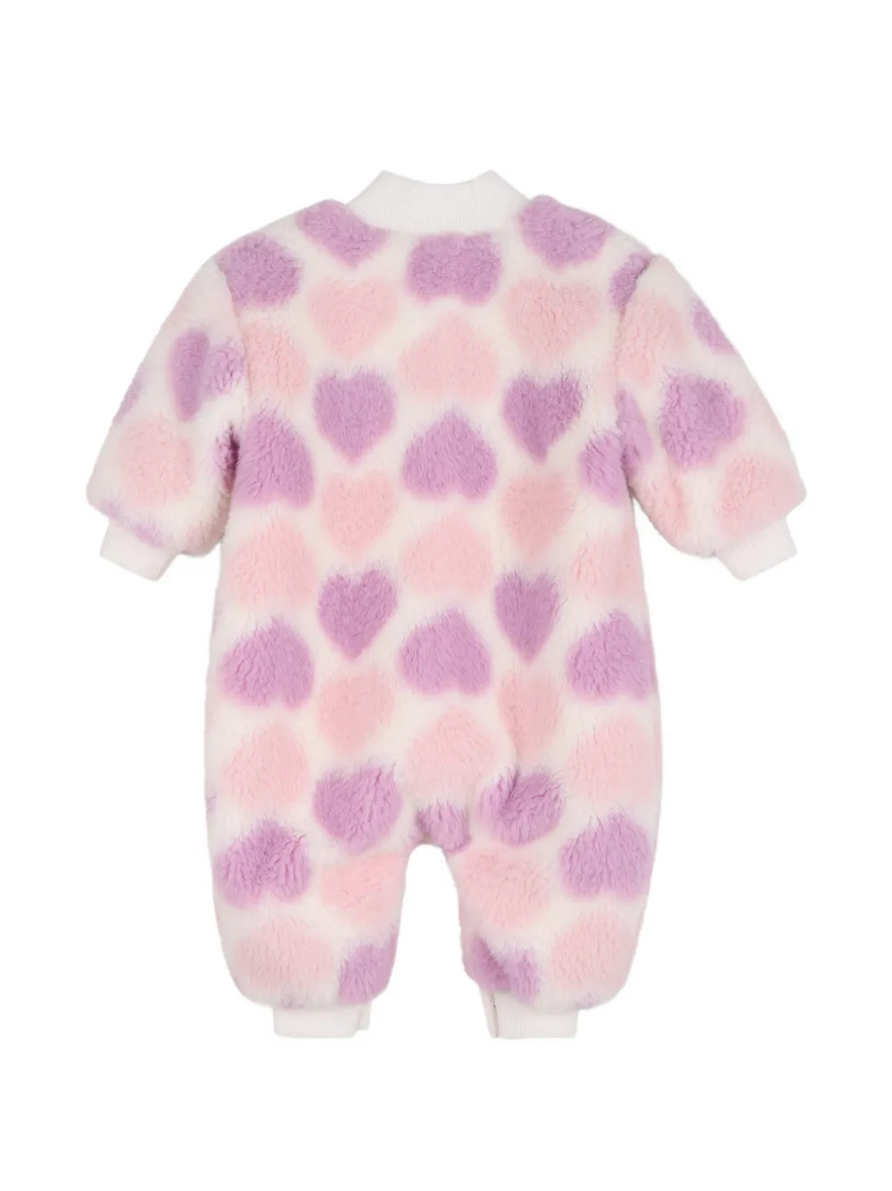 Billieblush Romper van imitatiebont met hart-patroon Roze