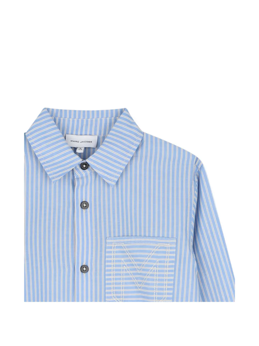 Marc Jacobs Kids Gestreept shirt Blauw