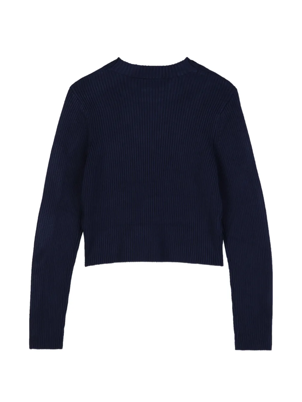 HUGO KIDS Ribgebreide trui met knoop-detail Blauw