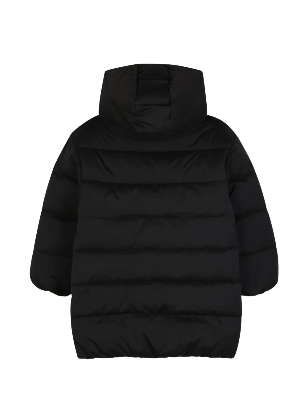 Kenzo Kids Gewatteerd jack met logopatch Zwart