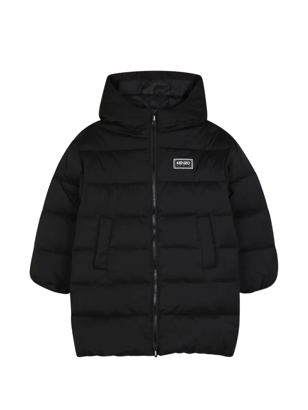 Kenzo Kids Piumino con applicazione - Nero