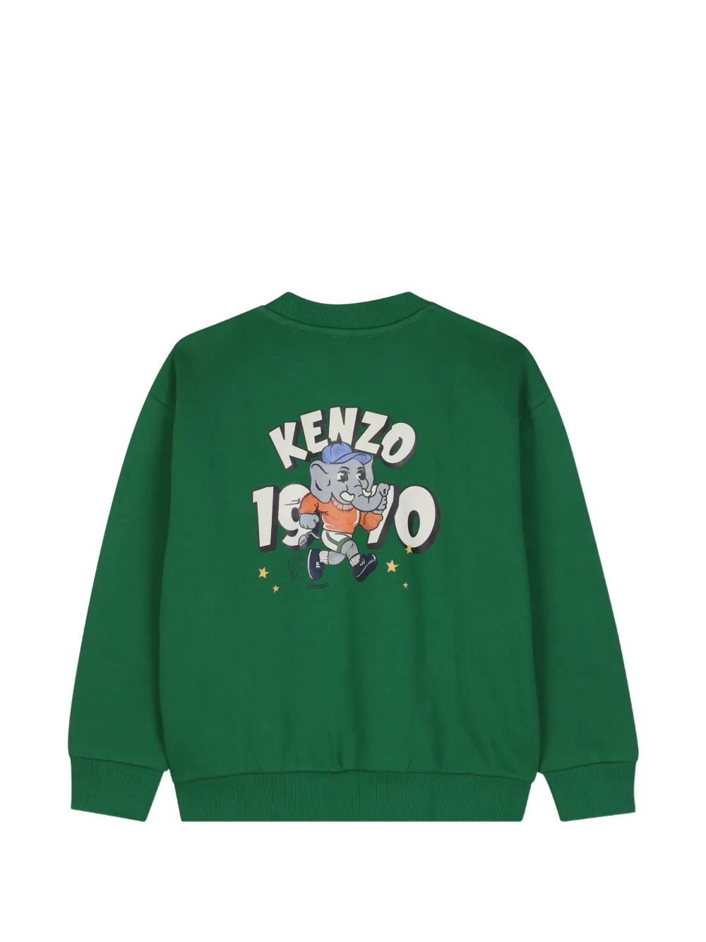 Kenzo Kids Sweater met grafische print Groen