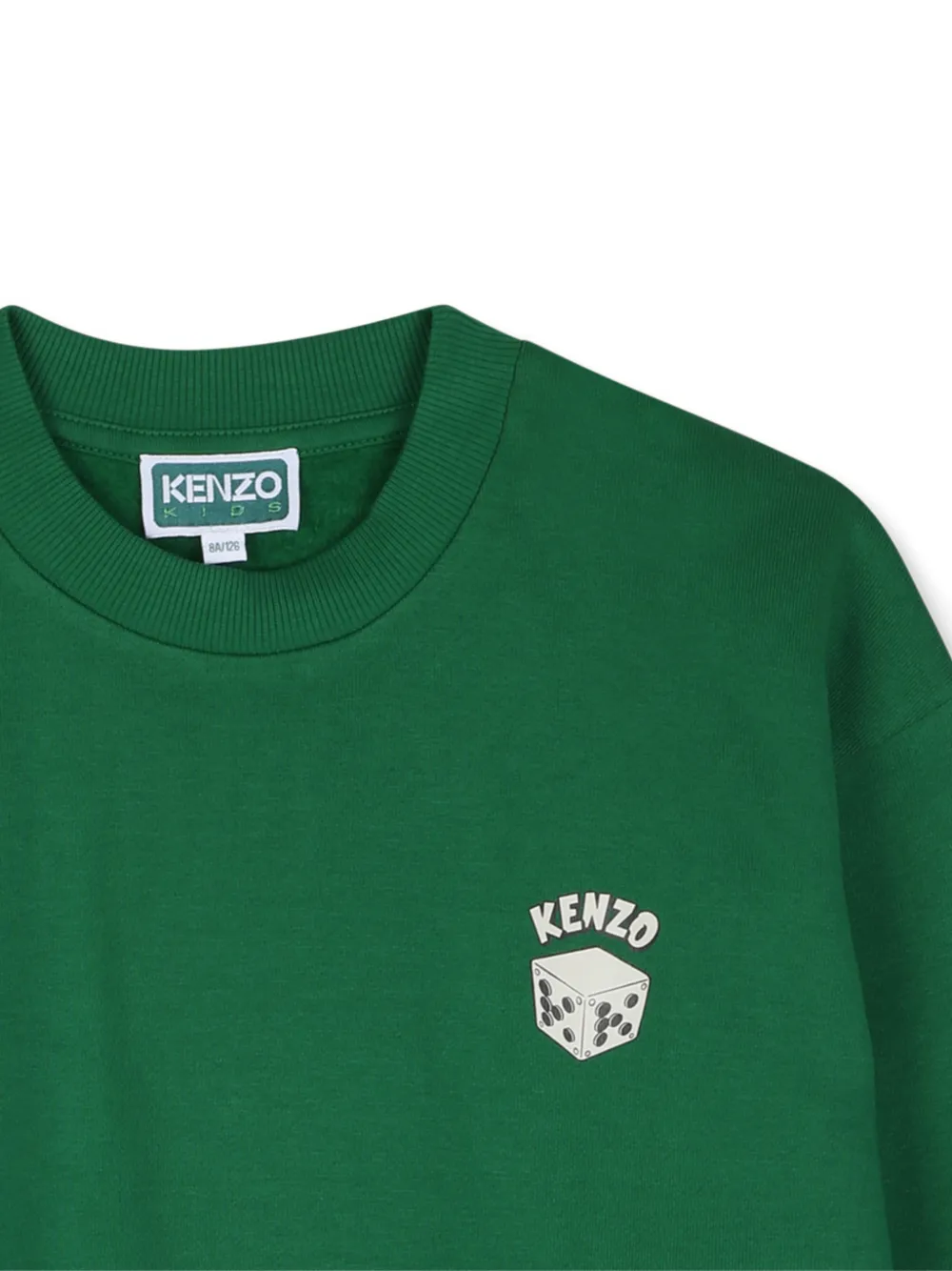 Kenzo Kids Sweater met grafische print Groen