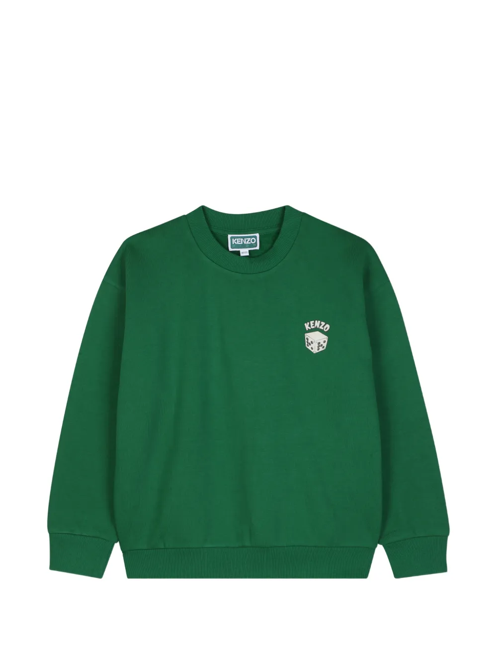 Kenzo Kids graphic-print sweatshirt - Verde