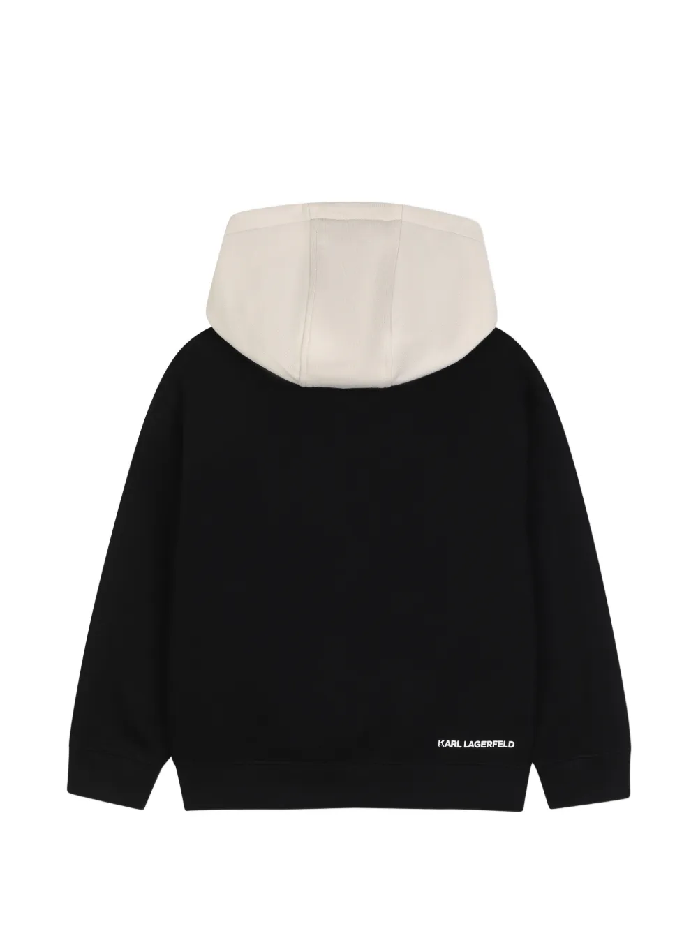 Karl Lagerfeld Kids Hoodie met logoprint Zwart
