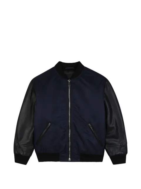 Givenchy Kids logo-embroidered bomber jacket