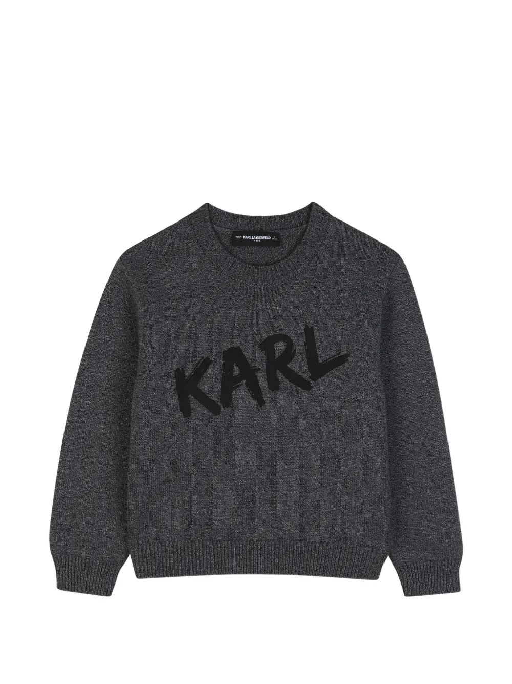 Karl Lagerfeld Kids Maglione con logo - Grigio