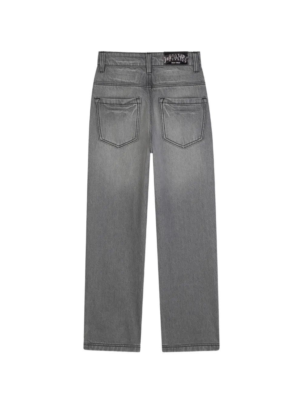 Dkny Kids Jeans met logopatch Grijs