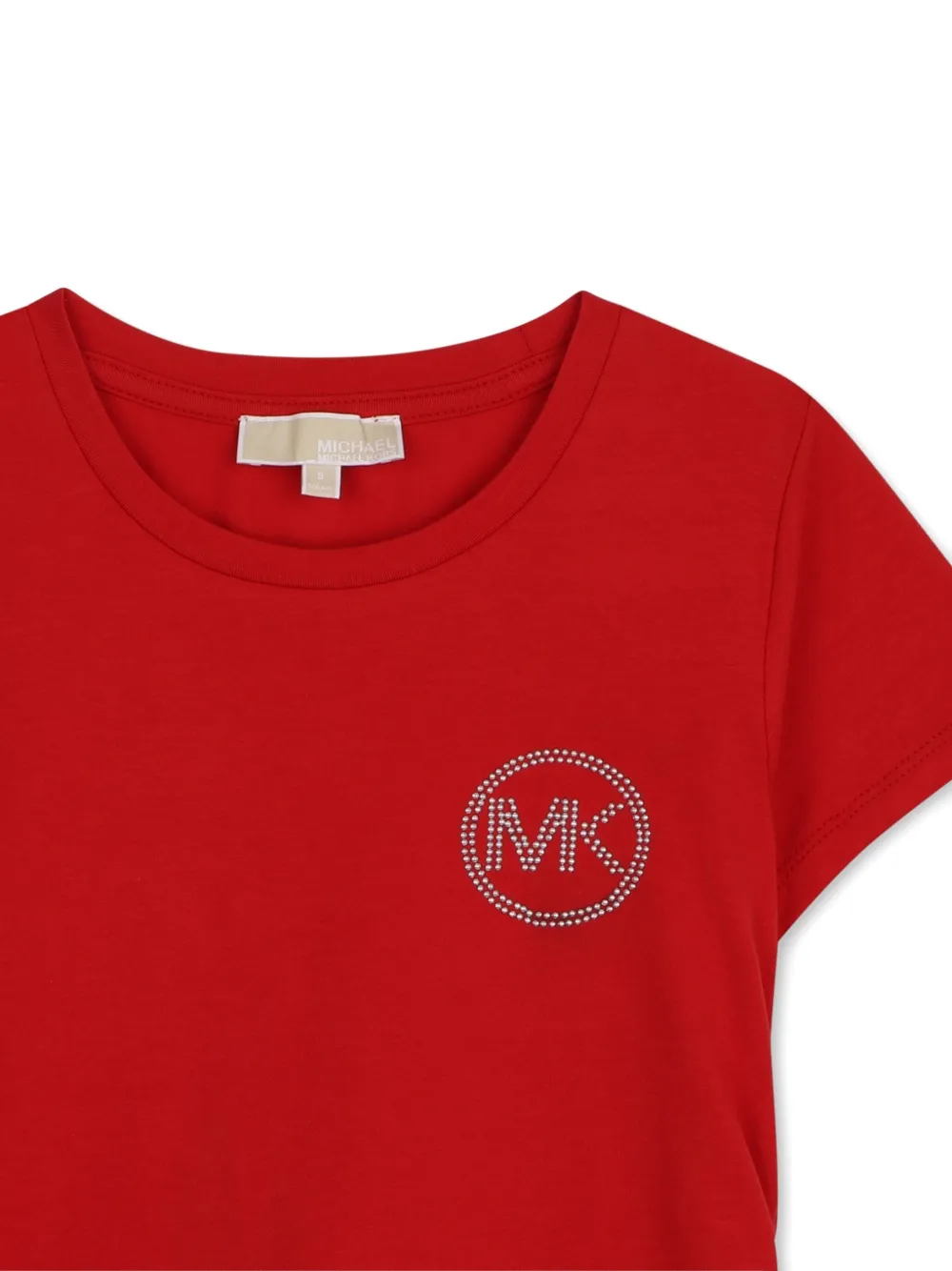 Michael Kors Kids T-shirt verfraaid met logo Rood