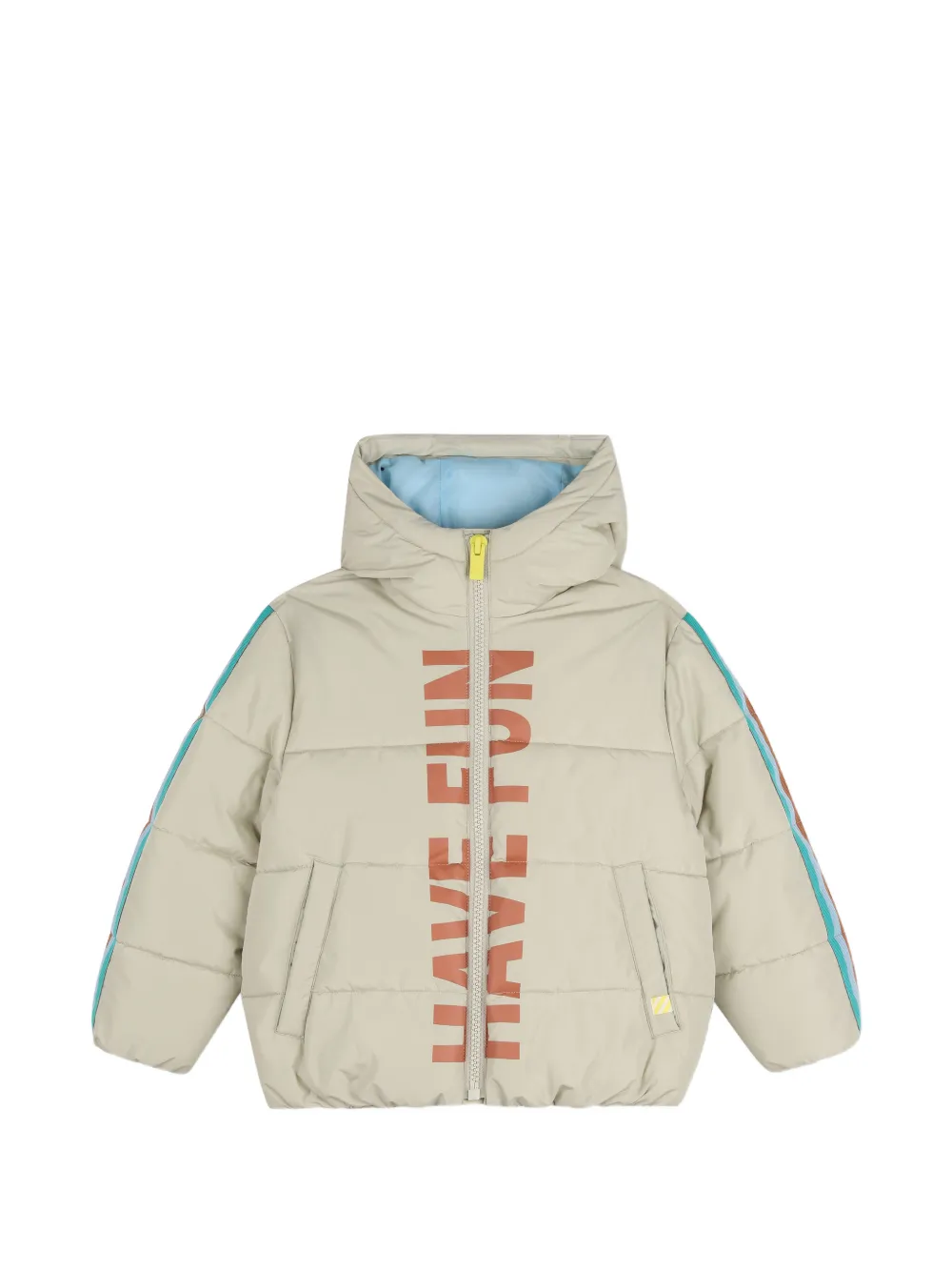 Billieblush Piumino con logo - Toni neutri