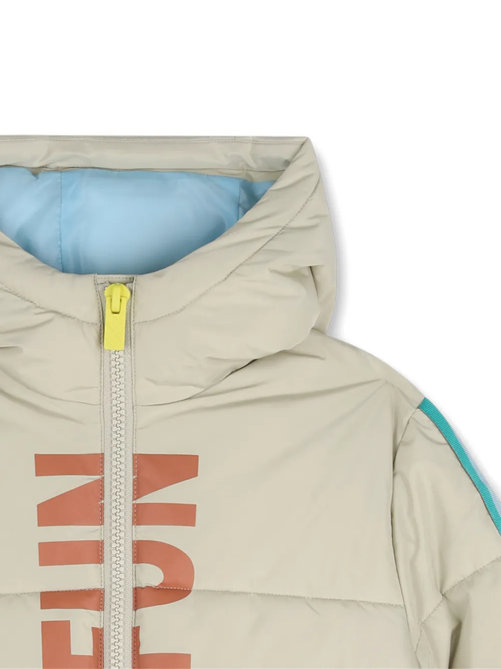 Billieblush Gewatteerd jack met logoprint Beige