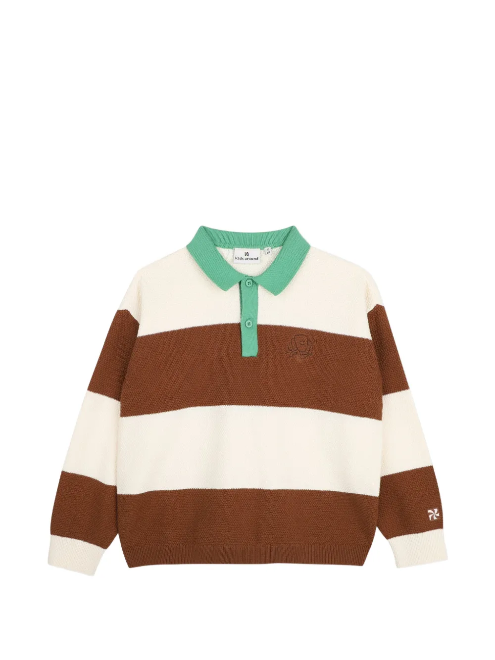 Kids Around Polo a righe - Toni neutri
