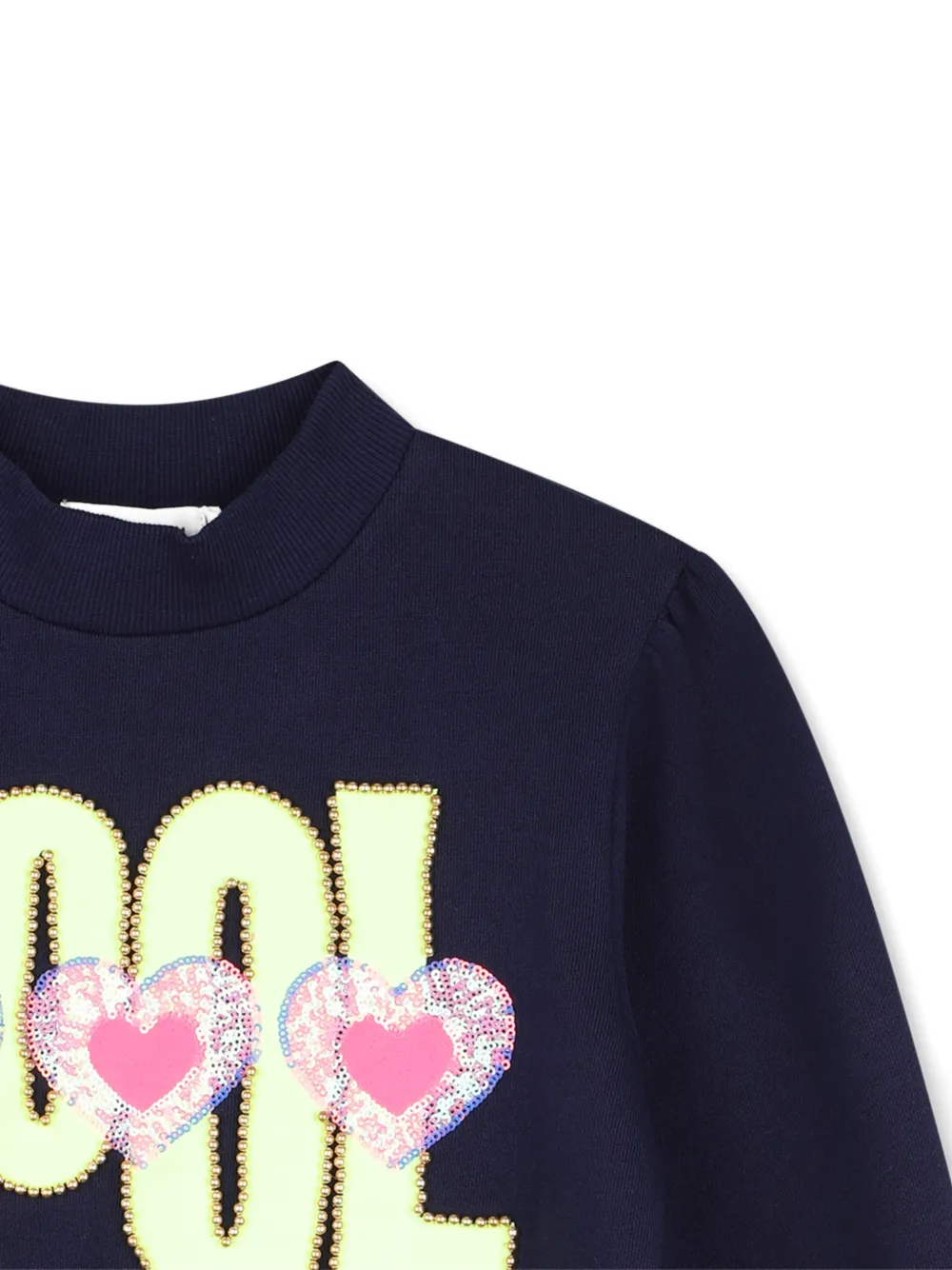 Billieblush Trui verfraaid met pailletten en hartprint Blauw