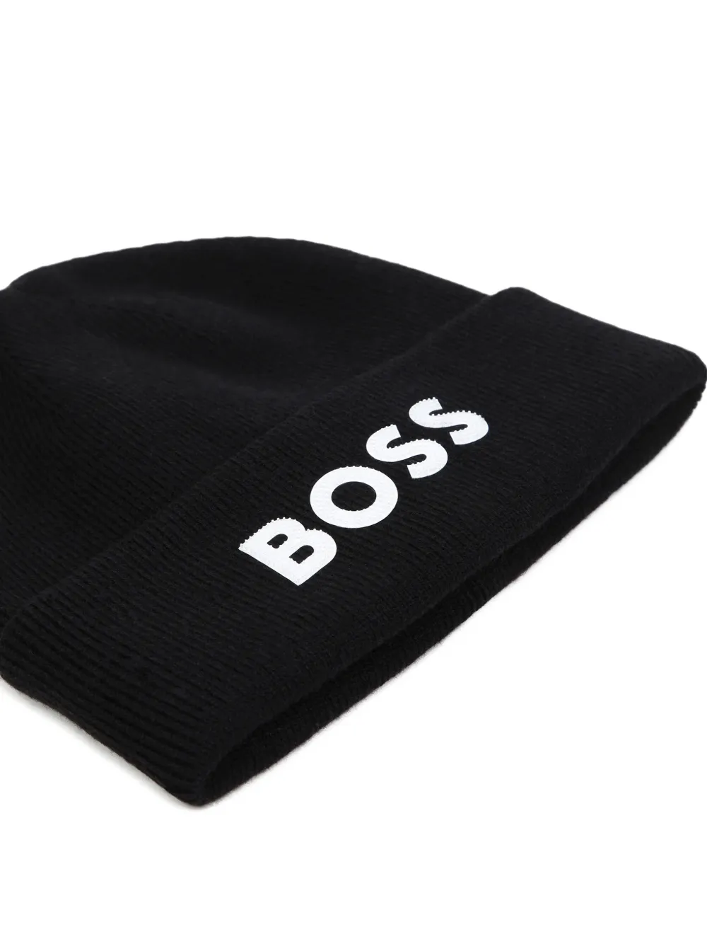 BOSS Kidswear Muts met logoprint Zwart