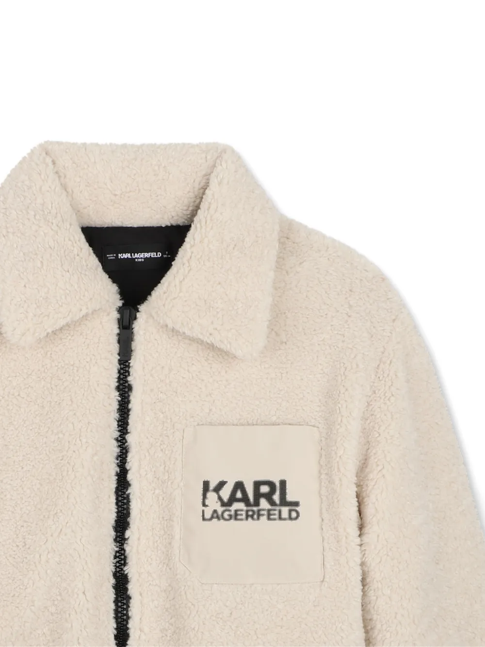 Karl Lagerfeld Kids Jack met logopatch Wit