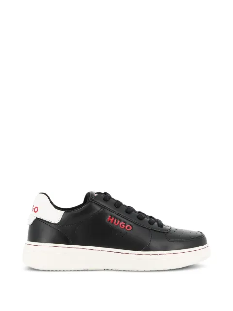 HUGO KIDS tenis con agujetas y logo estampado