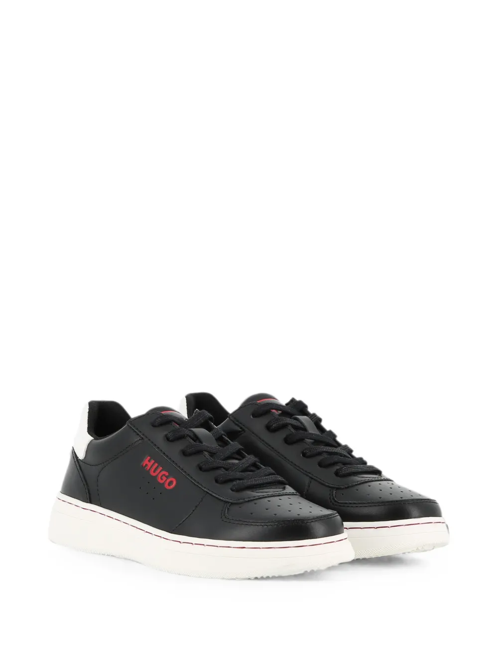 HUGO KIDS Sneakers met logoprint Zwart