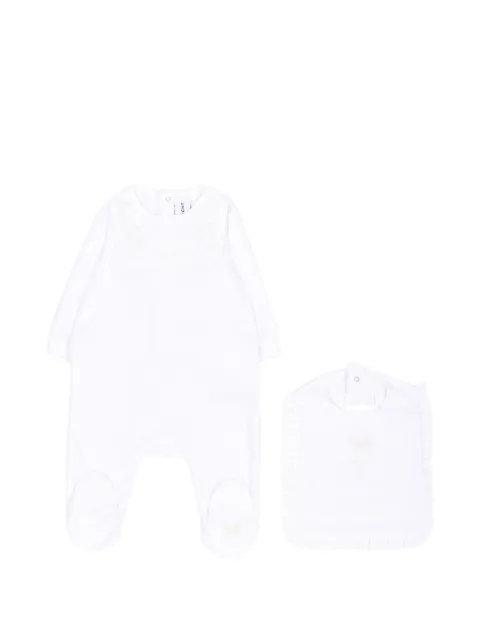 Givenchy Kids pijama con mariposas bordadas