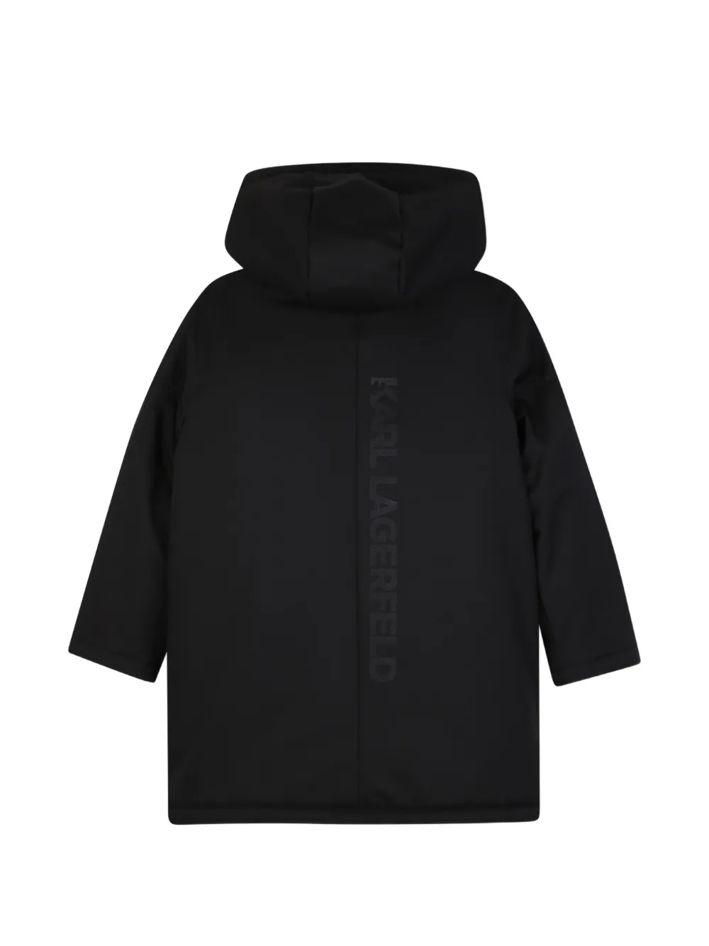 Karl Lagerfeld Kids Jas met logopatch Zwart