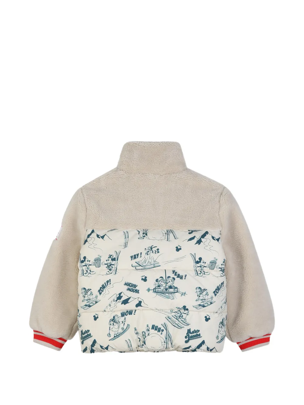 Marc Jacobs Kids x Disney jack met fleece vlak en print Beige