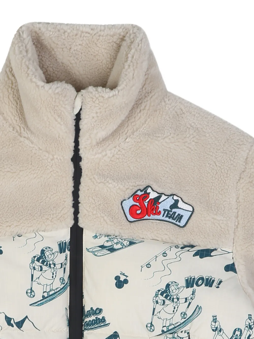 Marc Jacobs Kids x Disney jack met fleece vlak en print Beige