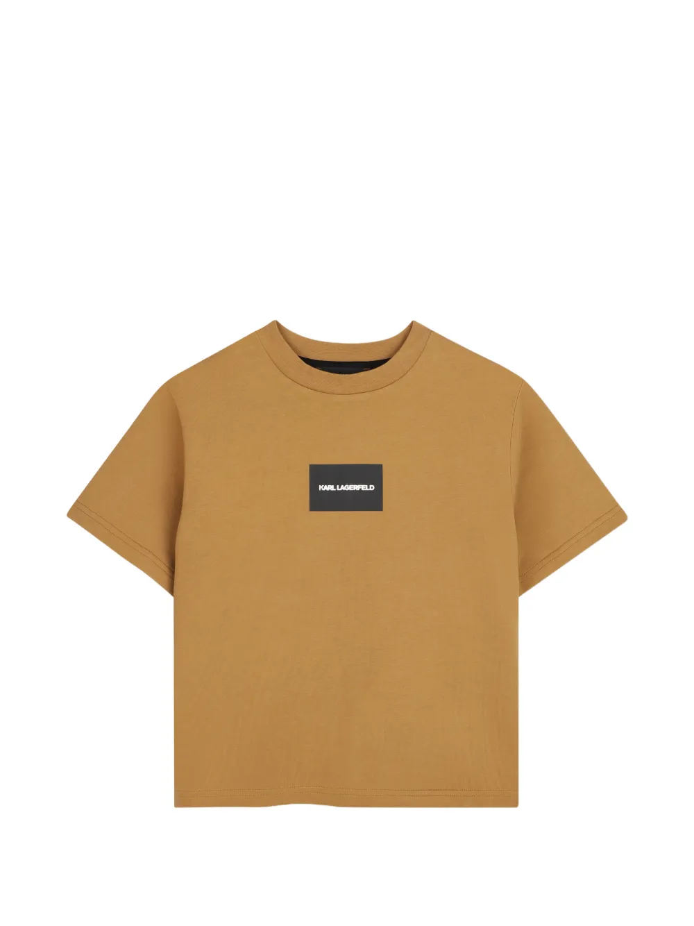 Karl Lagerfeld Kids logo-print short-sleeved T-shirt - Gelb