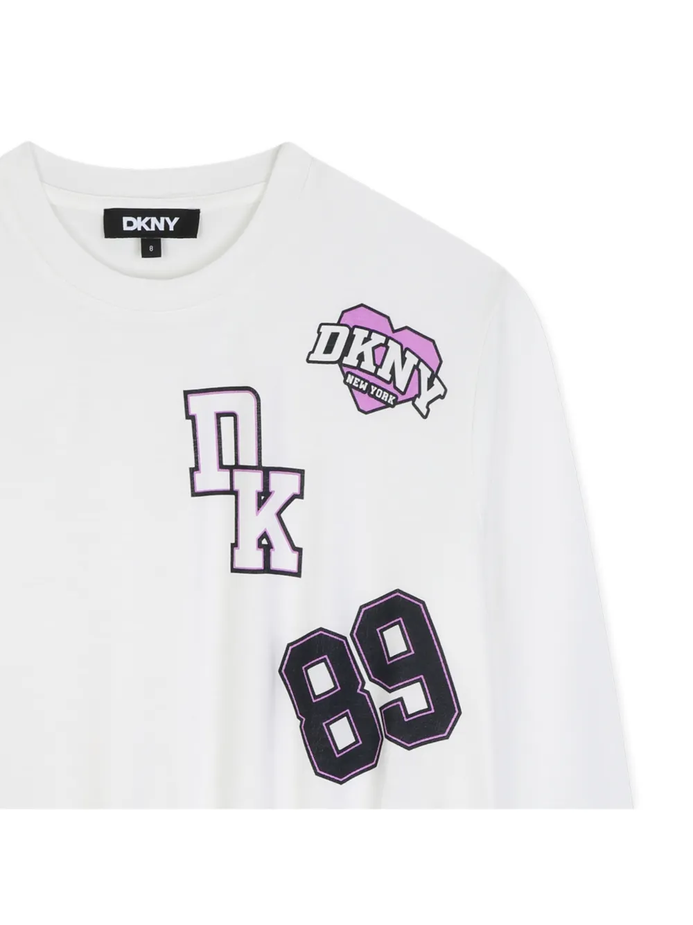 Dkny Kids T-shirt met logoprint Wit