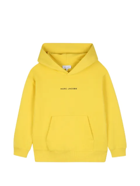 Marc Jacobs Kids logo-print pouch-pocket hoodie