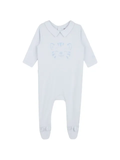 Kenzo Kids tiger-print Peter Pan collar pajamas