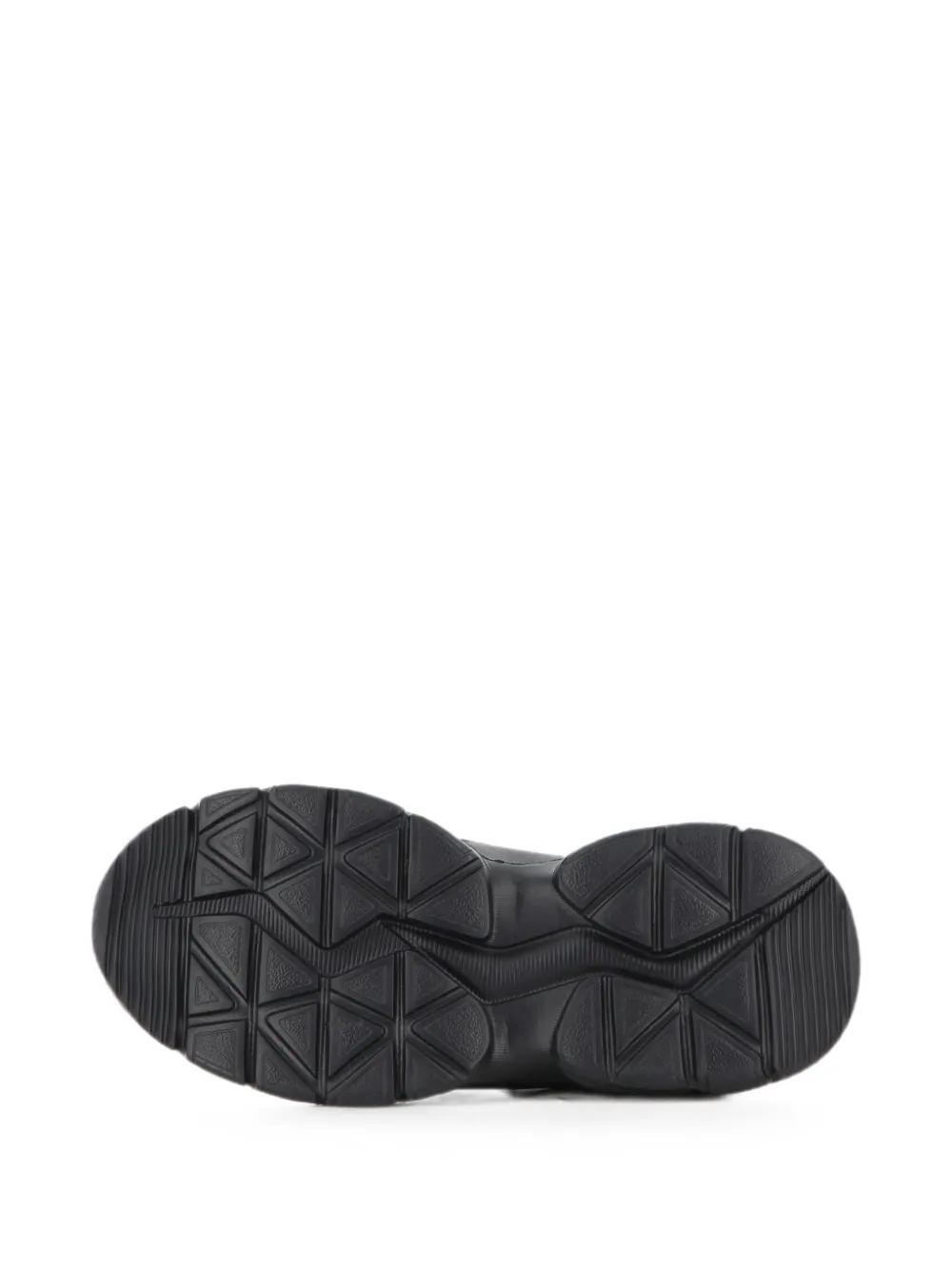 HUGO KIDS monogram-print chunky-sole sneakers Zwart