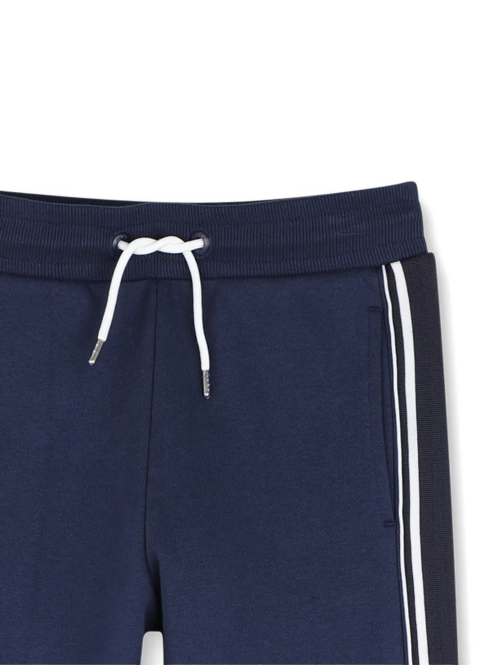 HUGO KIDS Trainingsbroek met wijde pijpen en zijstreep Blauw
