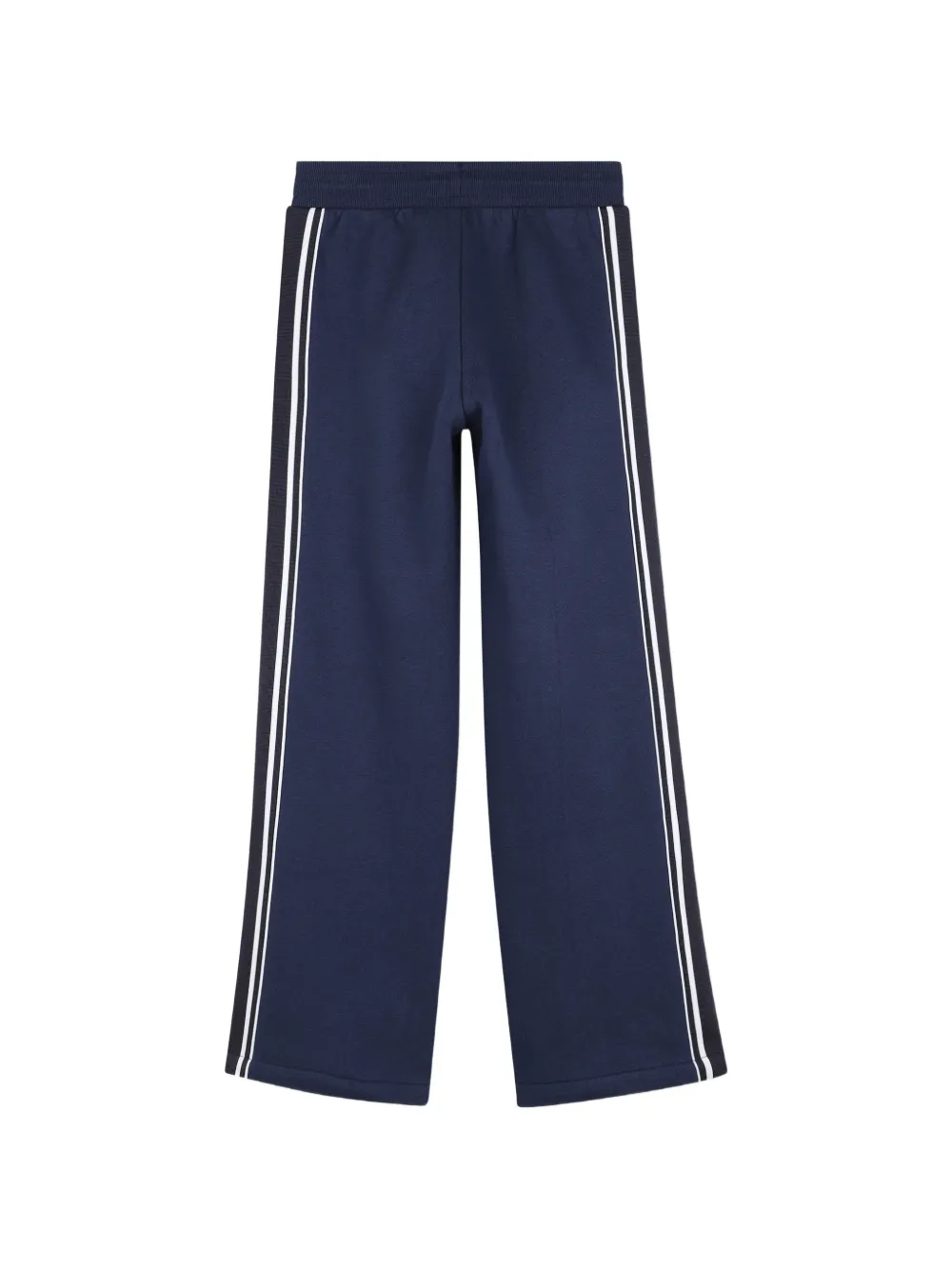 HUGO KIDS Trainingsbroek met wijde pijpen en zijstreep Blauw