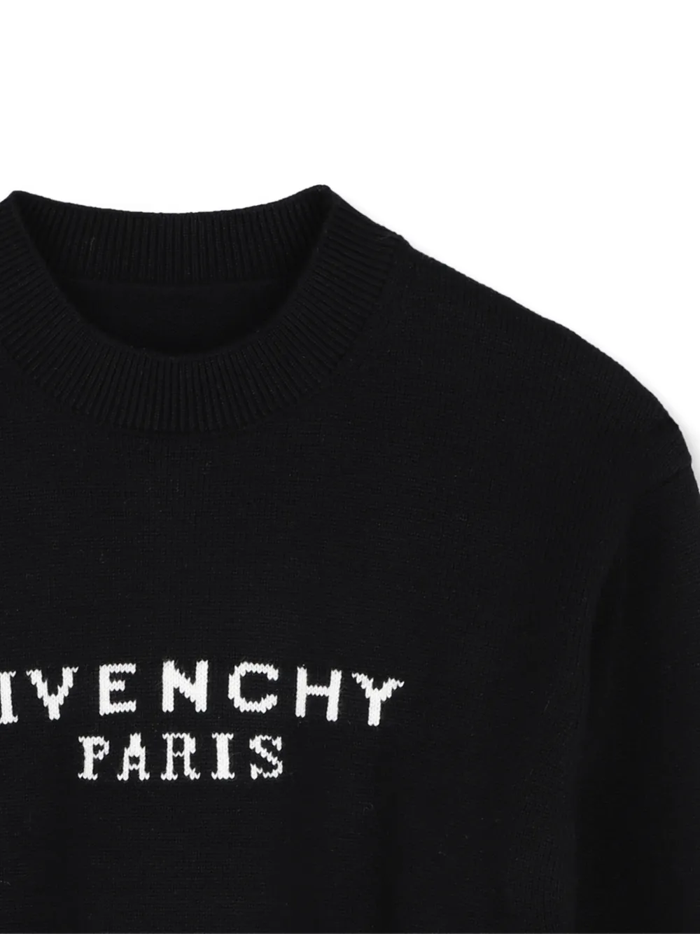 Givenchy Kids Trui met intarsia logo Zwart