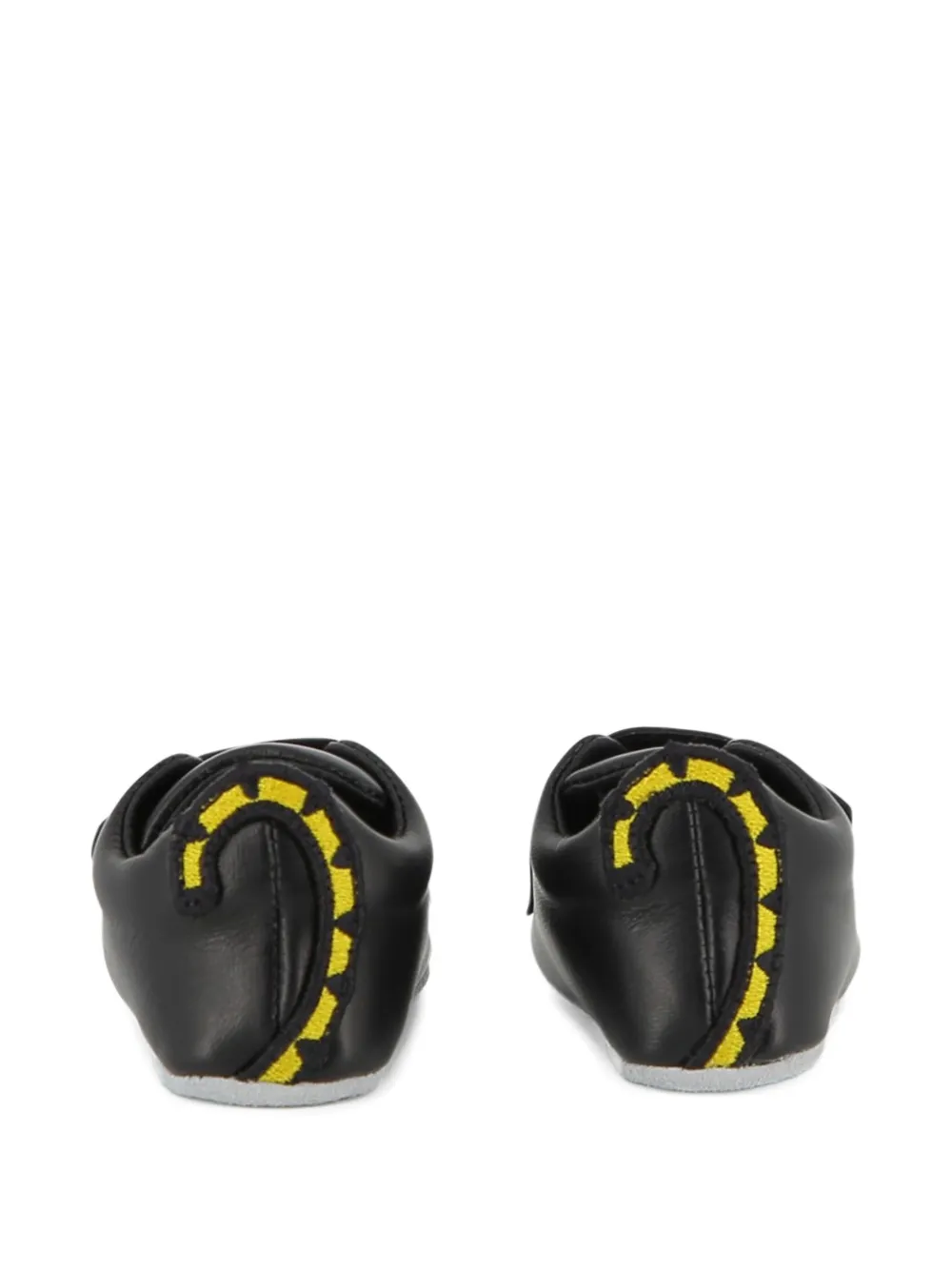 Kenzo Kids Sneakers met klittenband en logo-print Zwart