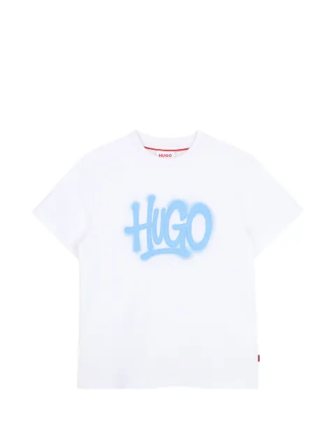HUGO KIDS logo-print short-sleeve T-shirt
