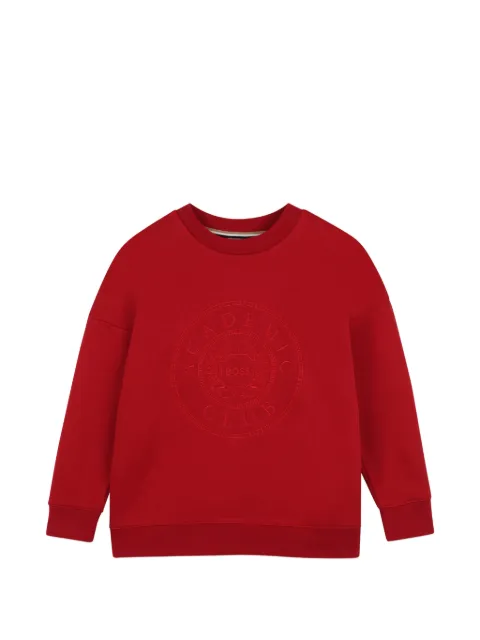 BOSS Kidswear logo-embroidered sweatshirt