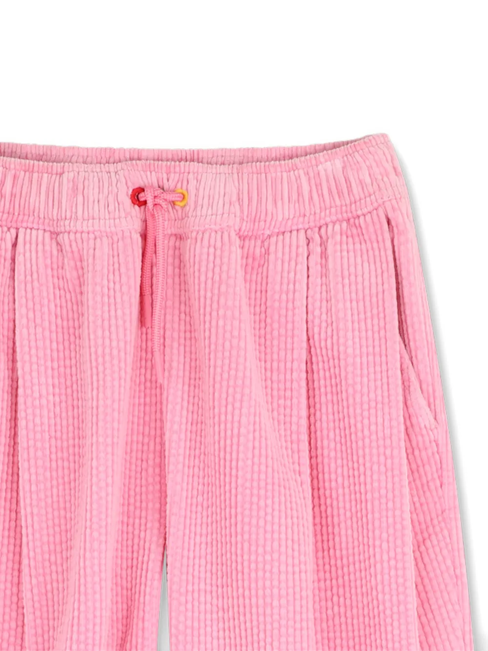 Kenzo Kids Ribfluwelen broek Roze