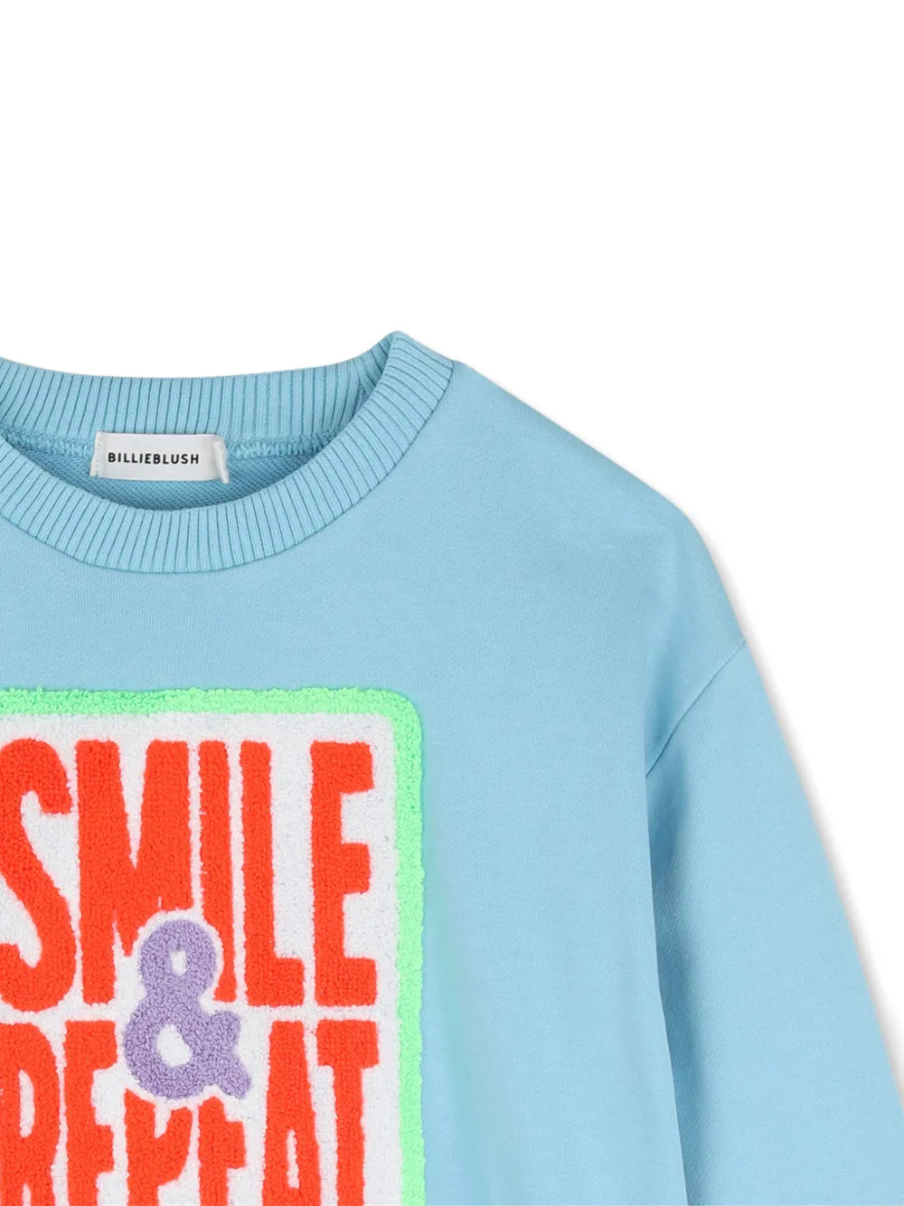 Billieblush Trui met logopatch Blauw