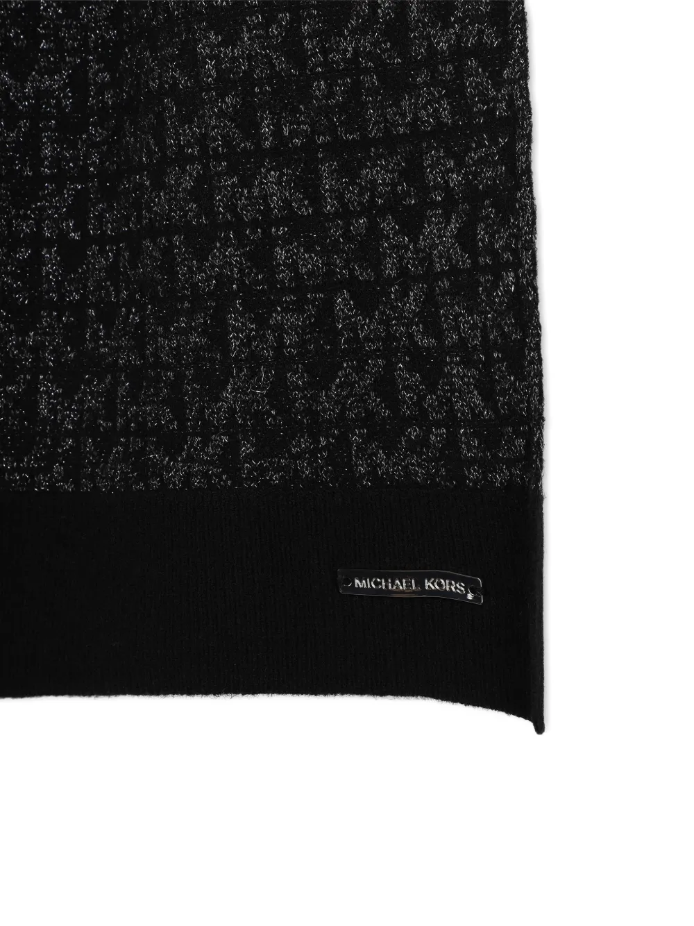 Michael Kors Kids Sjaal met metallic-effect en logopatroon Zwart