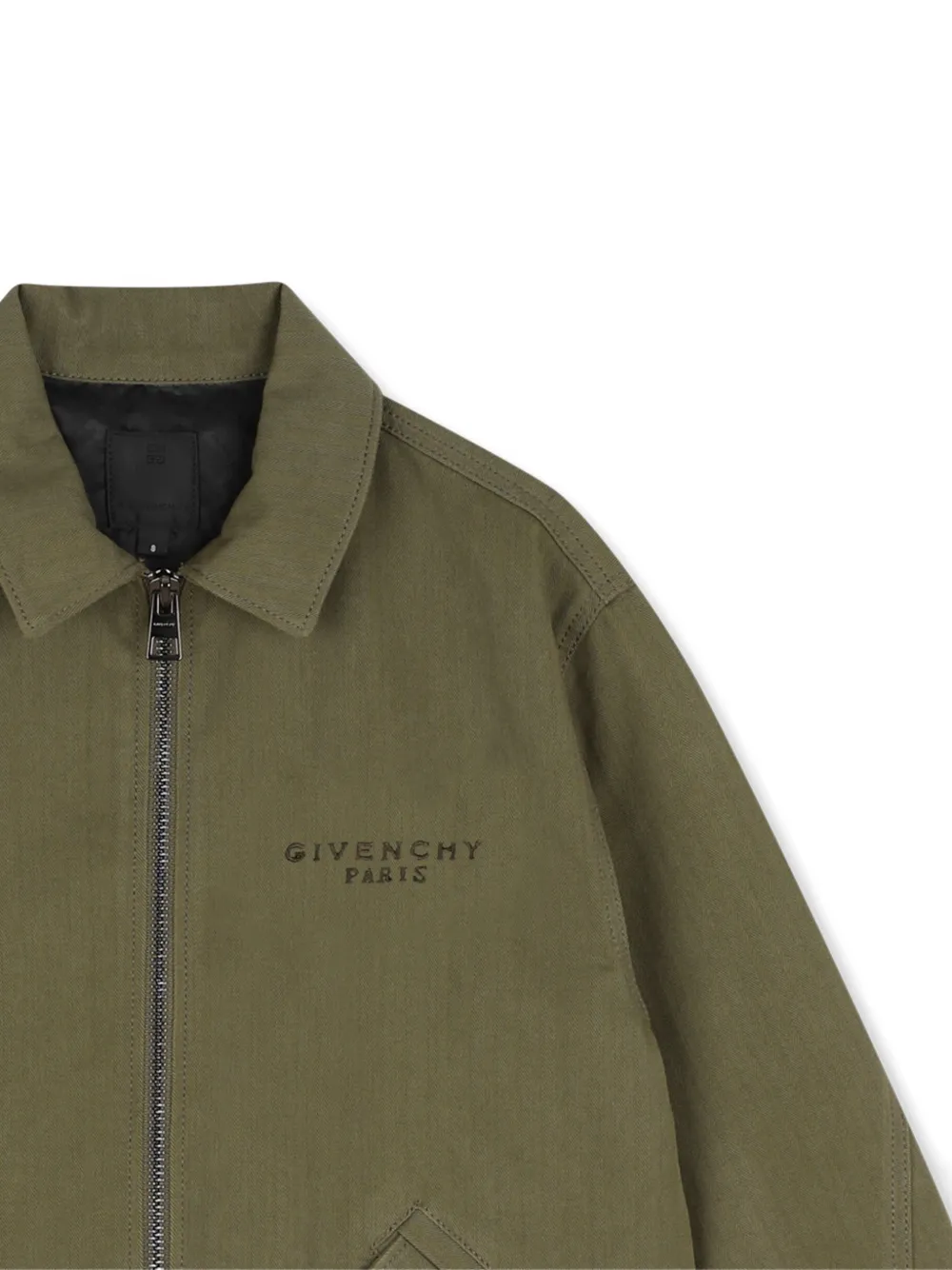 Givenchy Kids Jack met geborduurd logo en rits Groen
