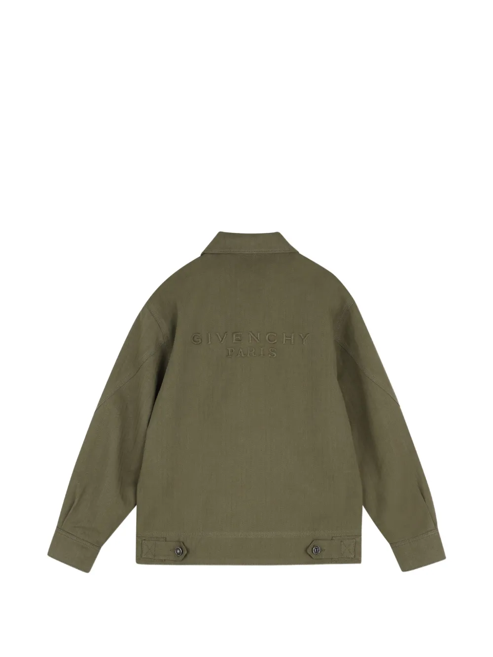 Givenchy Kids Jack met geborduurd logo en rits Groen