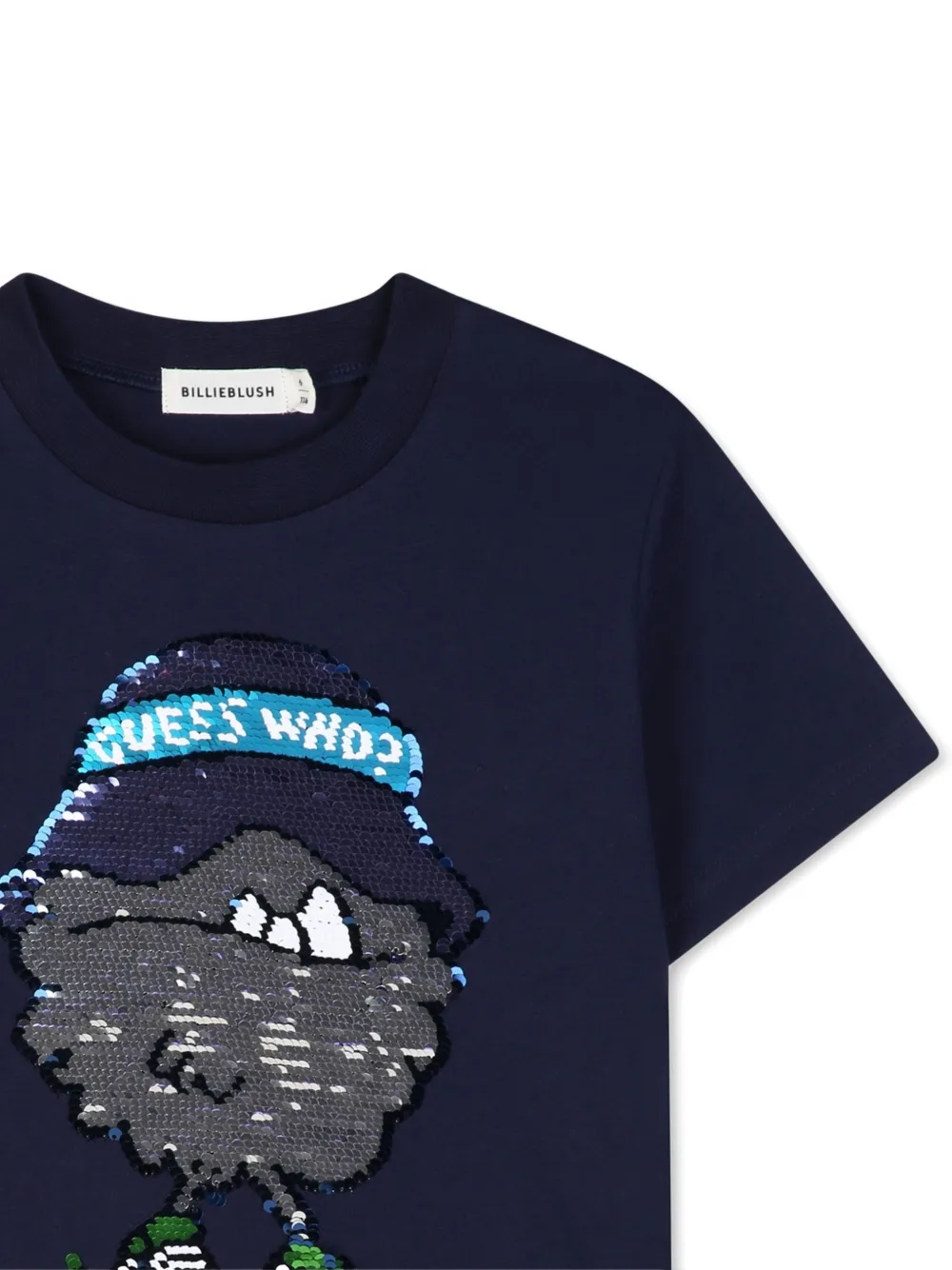 Billieblush T-shirt verfraaid met pailletten Blauw