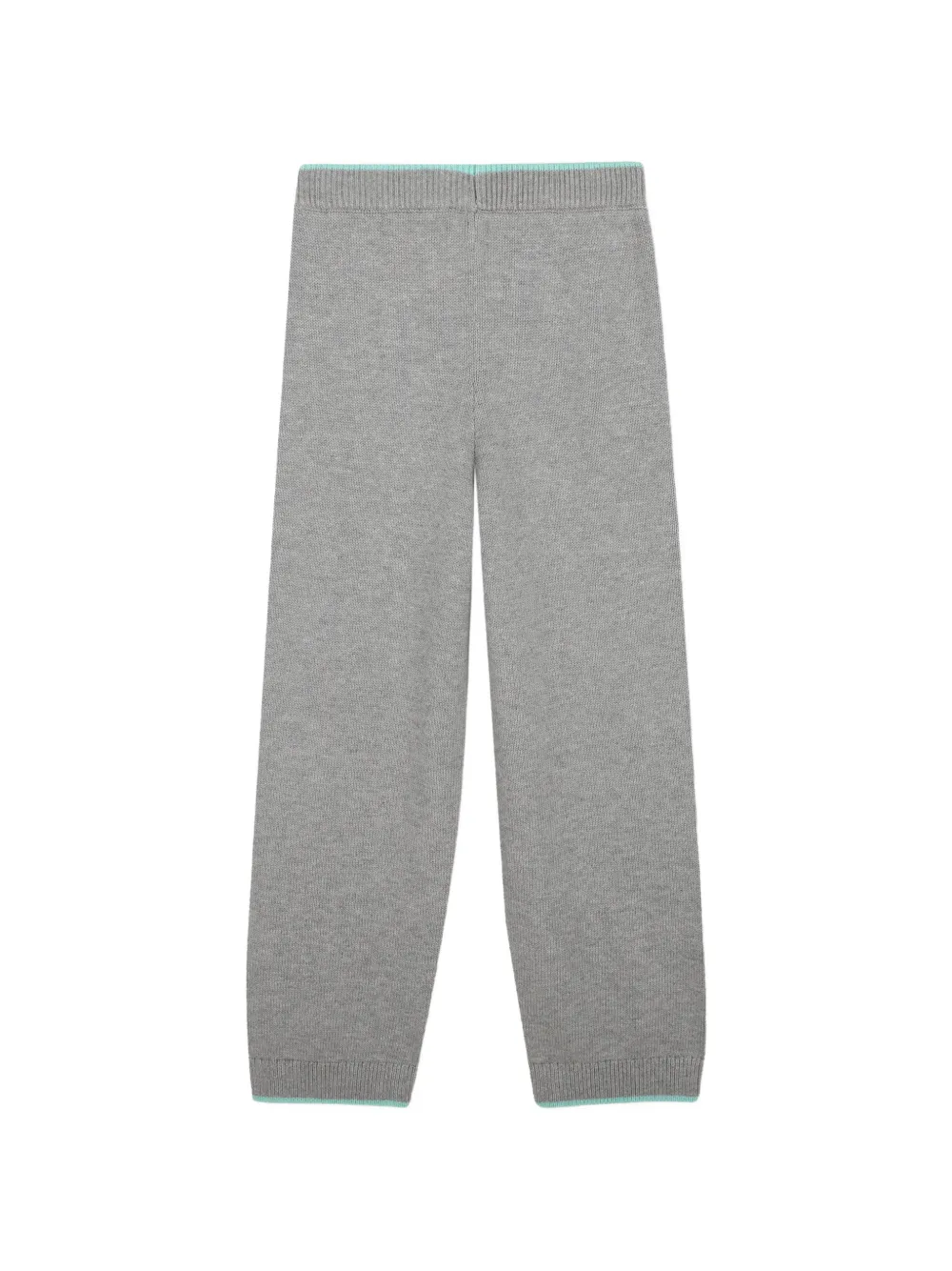 Kenzo Kids Broek met geborduurd logo Grijs