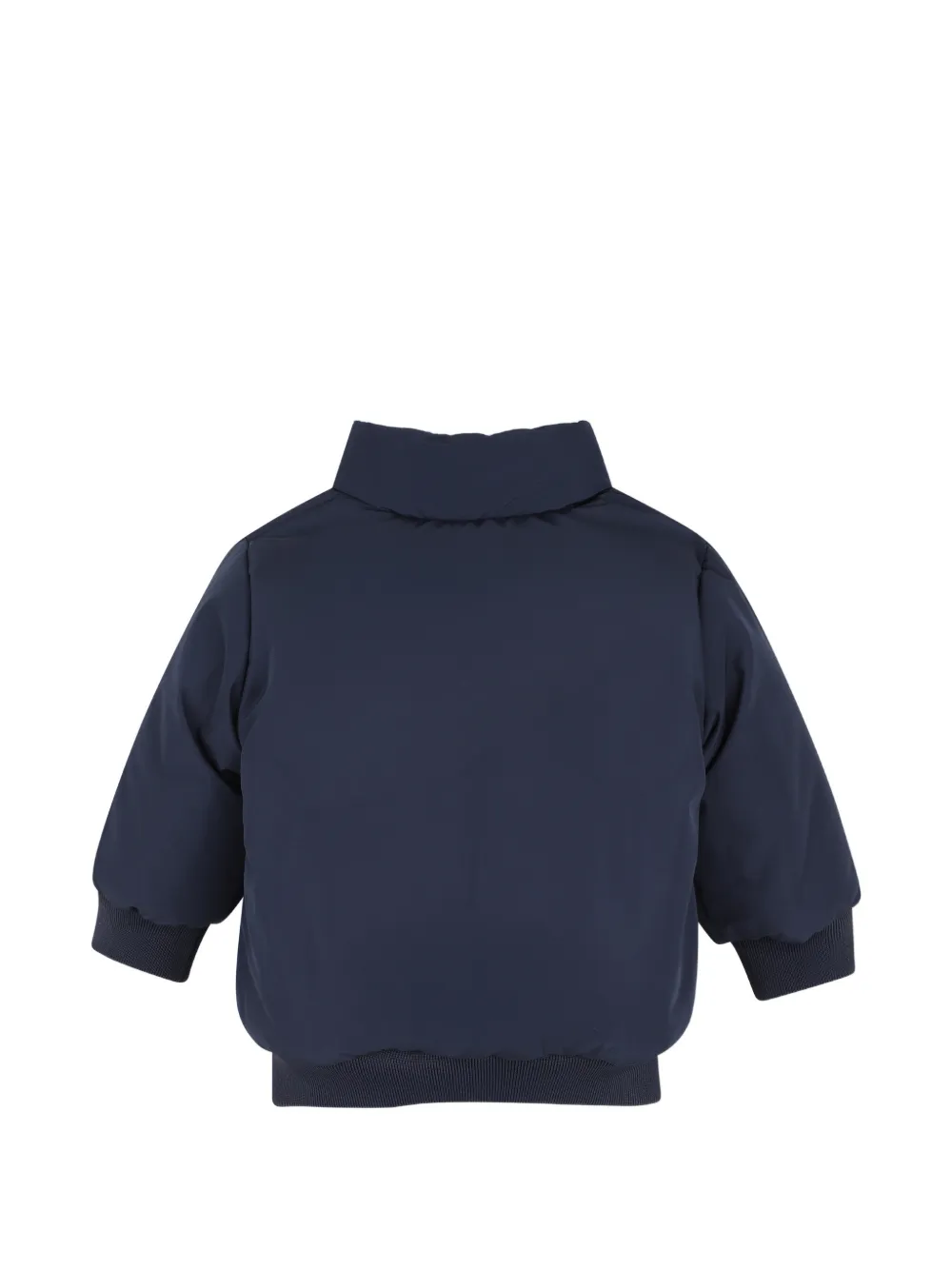 BOSS Kidswear Omkeerbaar teddy fleece jack Blauw