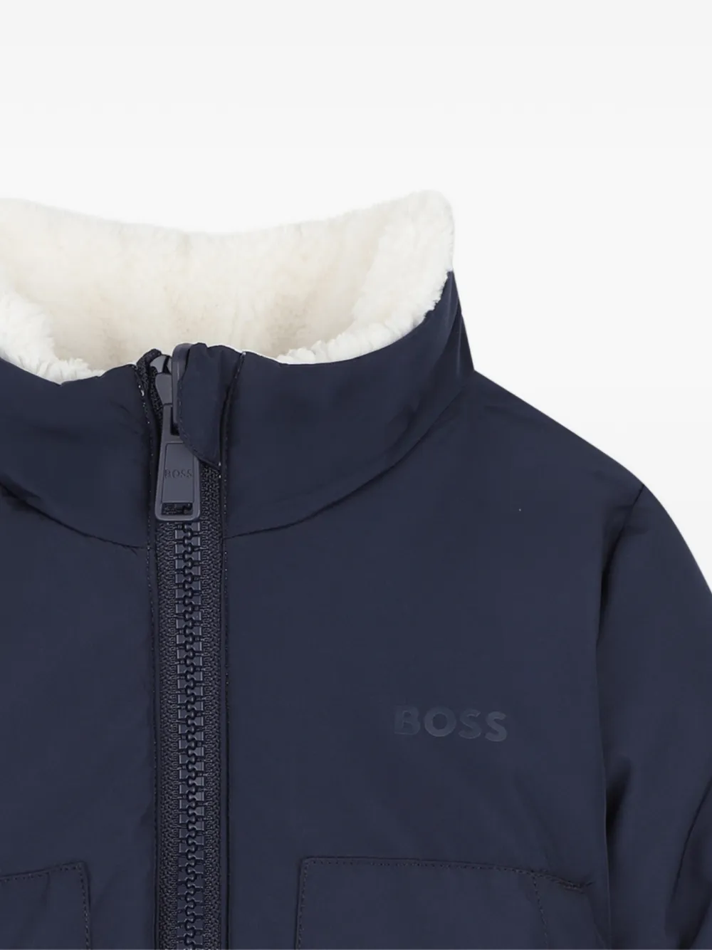 reversible teddy-fleece jacket — Image 5