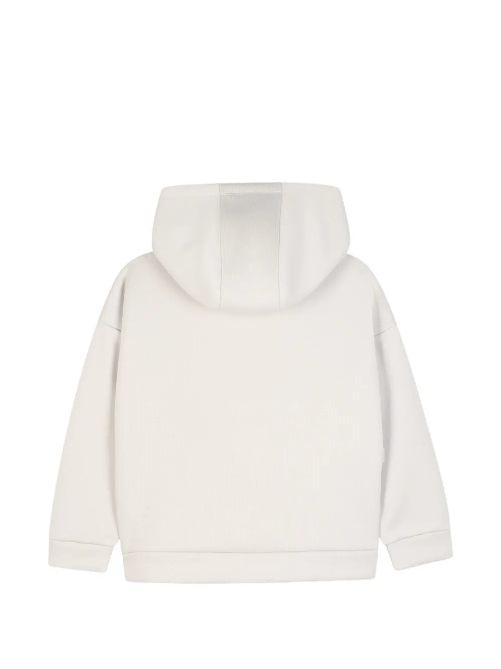 BOSS Kidswear Hoodie met rits Beige
