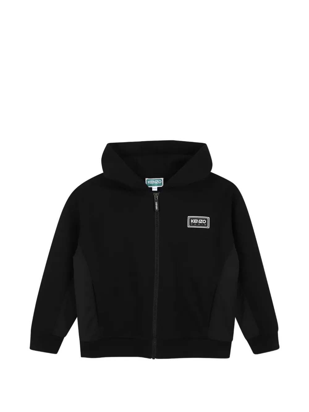 Kenzo Kids Felpa con logo e cappuccio - Nero