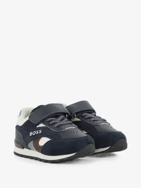 BOSS Kidswear 拼接魔术贴运动鞋