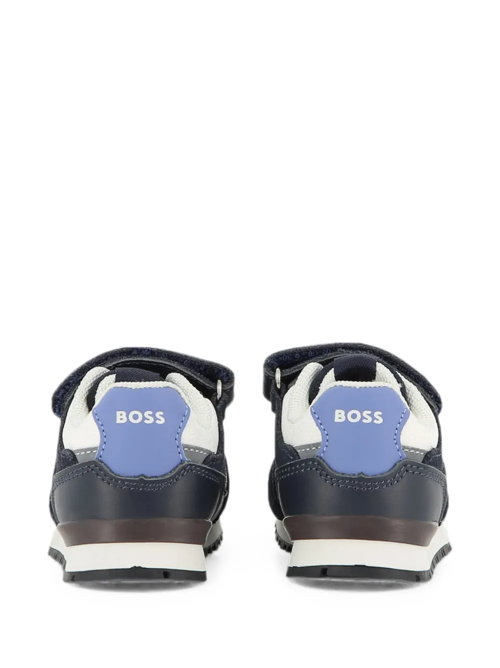 BOSS Kidswear Sneakers met klittenband Blauw