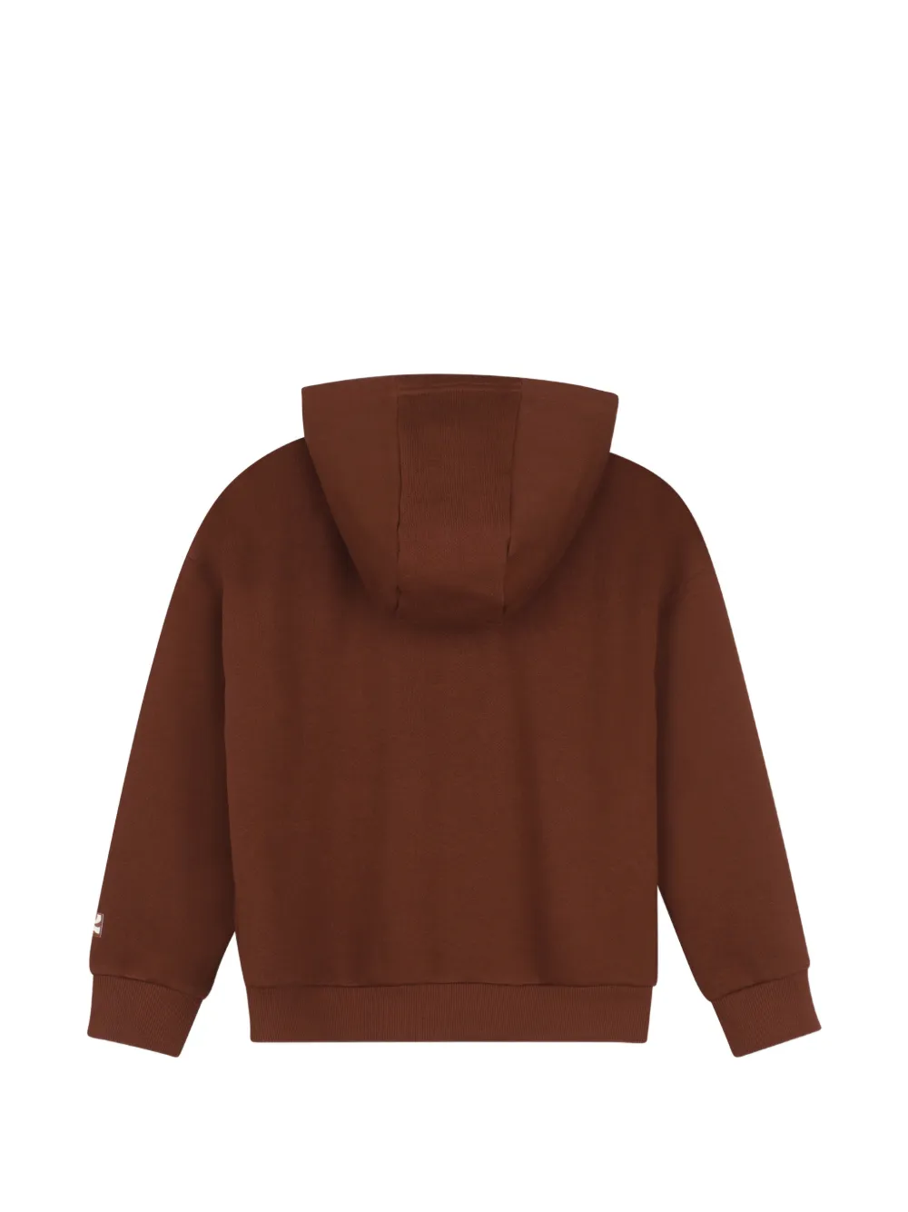 Kids Around Hoodie met geborduurd logo Bruin